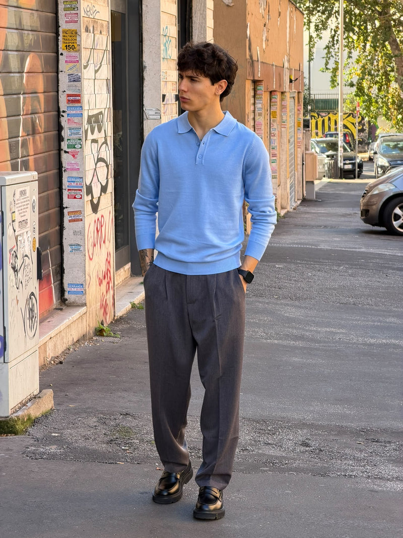 Polo Manica Lunga BK